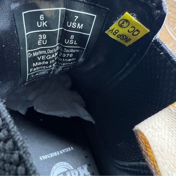 Dr.Martens 2976 Vegan Black/Rich Purple 
Size 8 - Picture 6 of 9